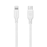 Momax Zero USB-C to Lightning 1.2M| Fast Charge, MFi Certified, Flexible Heavy Duty, for Apple iPhone 14/13/12/11/X Pro Max Mini Plus, iPads, Airpods - White
