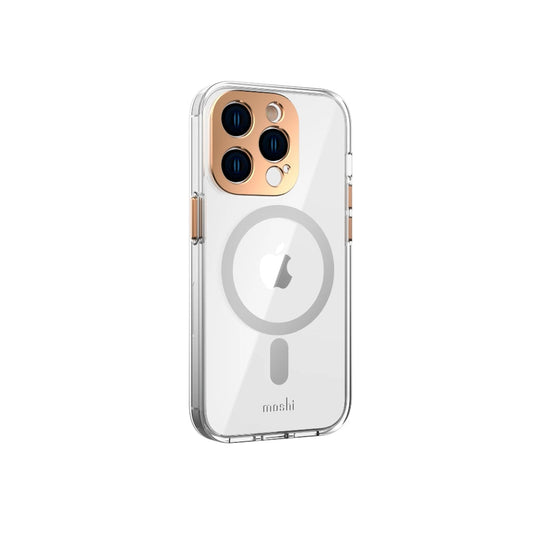 [OPEN BOX] MOSHI iPhone 14 Pro - iGLAZE Case with MagSafe & Cam Cover - Gold