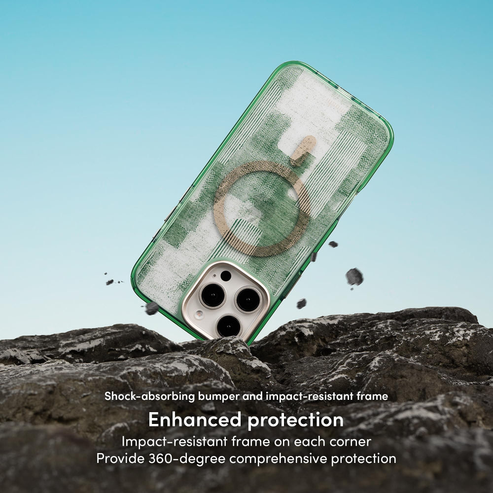 MOSHI Iglaze For Iphone 16 Pro MagSafe Sunlit Green