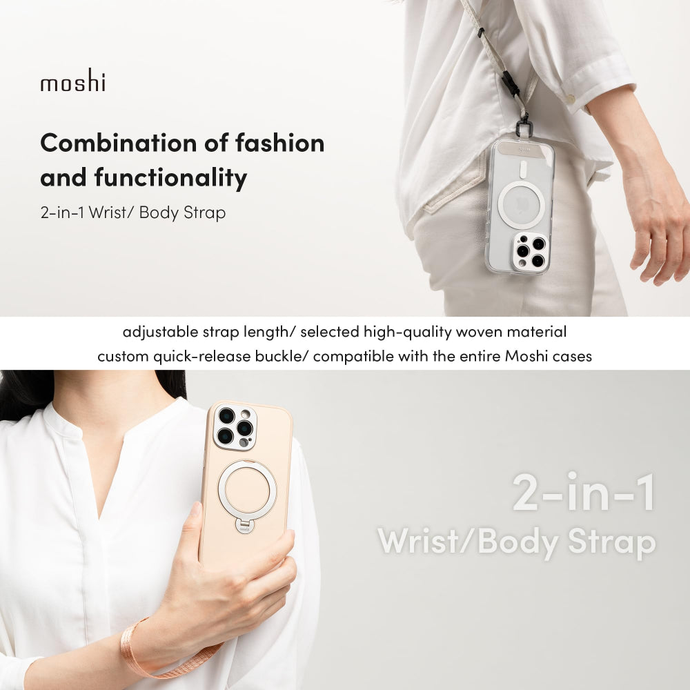 MOSHI Wrist/Body Strap 2-In-1 Midnight Blue