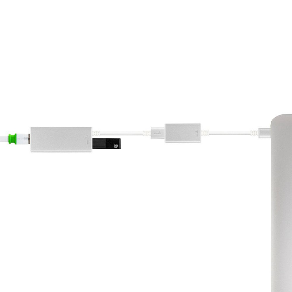 Moshi - USB-C To USB Adapter Silver