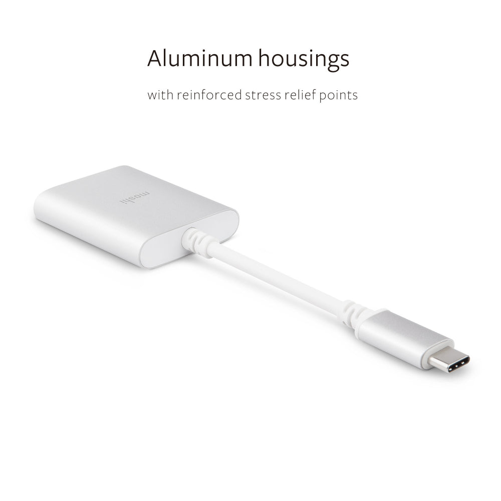 محول الصوت الرقمي MOSHI USB-C مع خاصية الشحن 