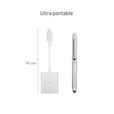 محول الصوت الرقمي MOSHI USB-C مع خاصية الشحن 