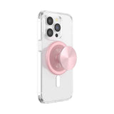 PopSockets MagSafe PopGrip Metallic| Magnetic Phone Grip & Stand, Strong Magnet, for iPhone 15/14/13/12 & MagSafe Cases, Included Adapter Ring for non-MagSafe Phones & Cases - Pinky (Copy)