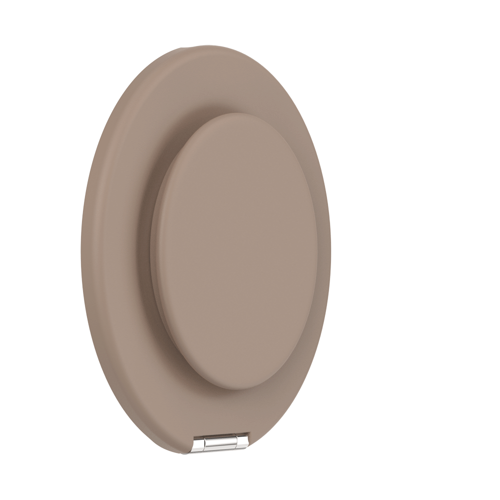 PopSockets MagSafe Kick-Out Grip & Stand| Magnetic Pop-up Phone Grip, Stable Stand, 360° Rotation, for iPhone 17/16/15/14/13/12, Included Adapter Ring for non-MagSafe Phones & Cases - Latte