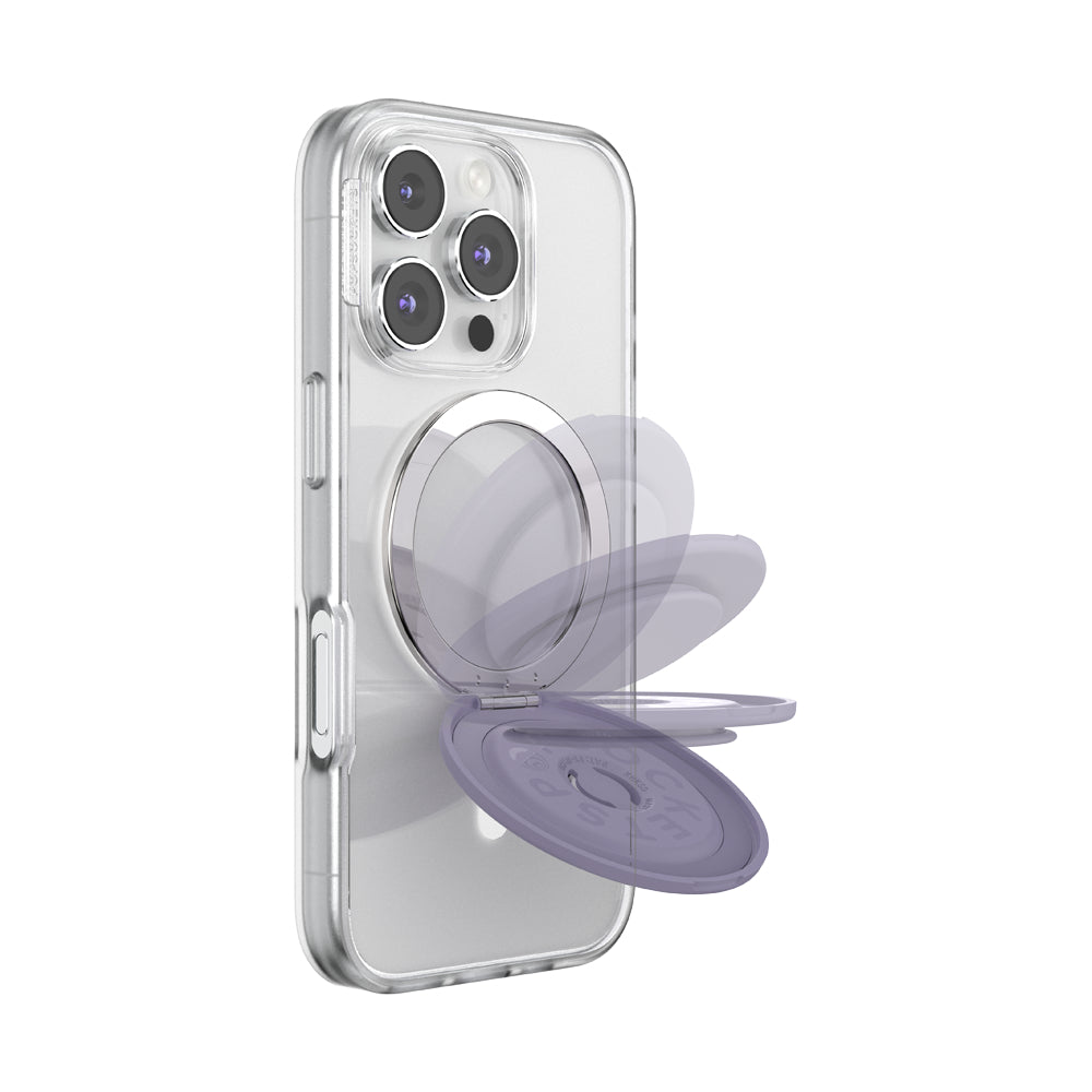 PopSockets MagSafe Kick-Out Grip & Stand| Magnetic Pop-up Phone Grip, Stable Stand, 360° Rotation, for iPhone 17/16/15/14/13/12, Included Adapter Ring for non-MagSafe Phones & Cases - Dusk