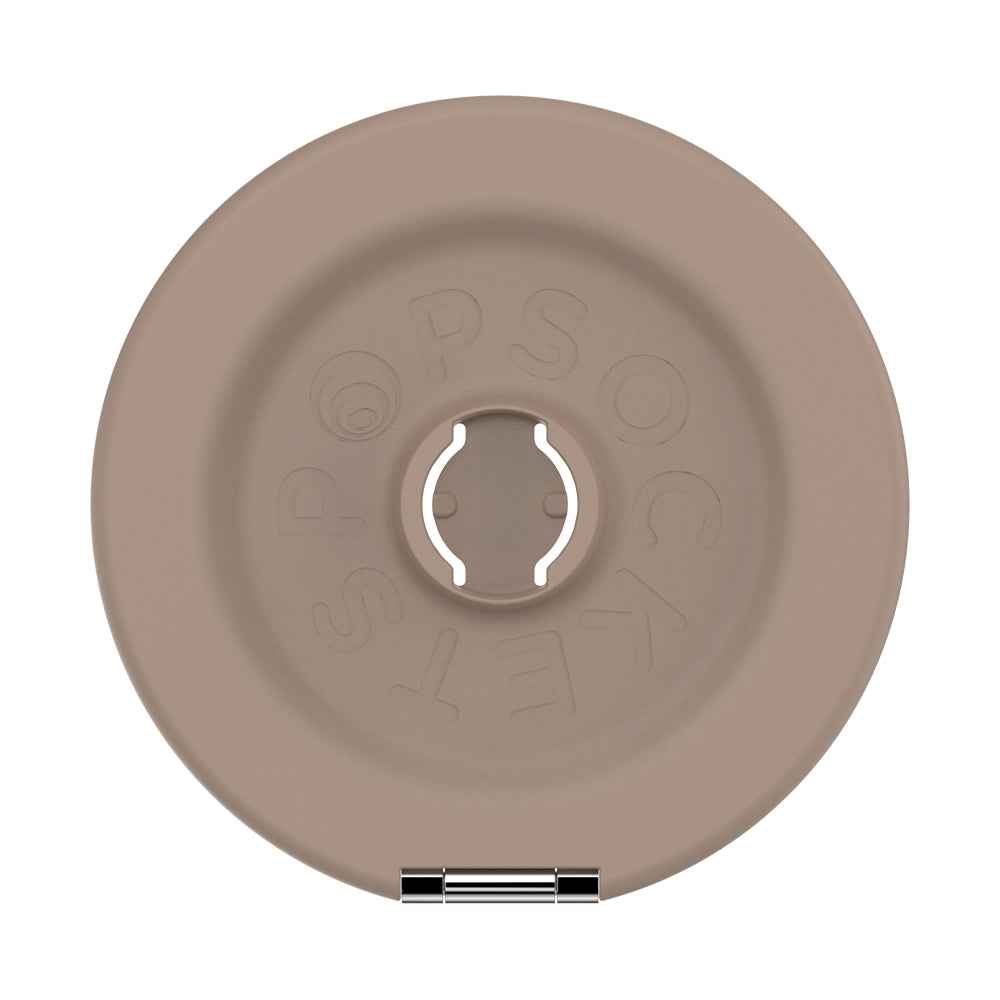 PopSockets MagSafe Kick-Out Grip & Stand| Magnetic Pop-up Phone Grip, Stable Stand, 360° Rotation, for iPhone 17/16/15/14/13/12, Included Adapter Ring for non-MagSafe Phones & Cases - Latte