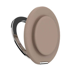 PopSockets MagSafe Kick-Out Grip & Stand| Magnetic Pop-up Phone Grip, Stable Stand, 360° Rotation, for iPhone 17/16/15/14/13/12, Included Adapter Ring for non-MagSafe Phones & Cases - Latte