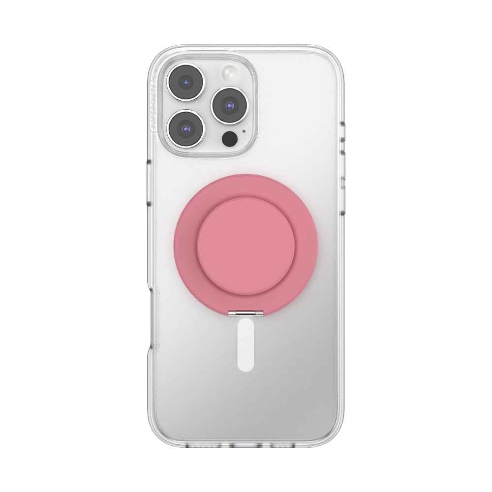 PopSockets MagSafe Kick-Out Grip & Stand| Magnetic Pop-up Phone Grip, Stable Stand, 360° Rotation, for iPhone 17/16/15/14/13/12, Included Adapter Ring for non-MagSafe Phones & Cases - Putty