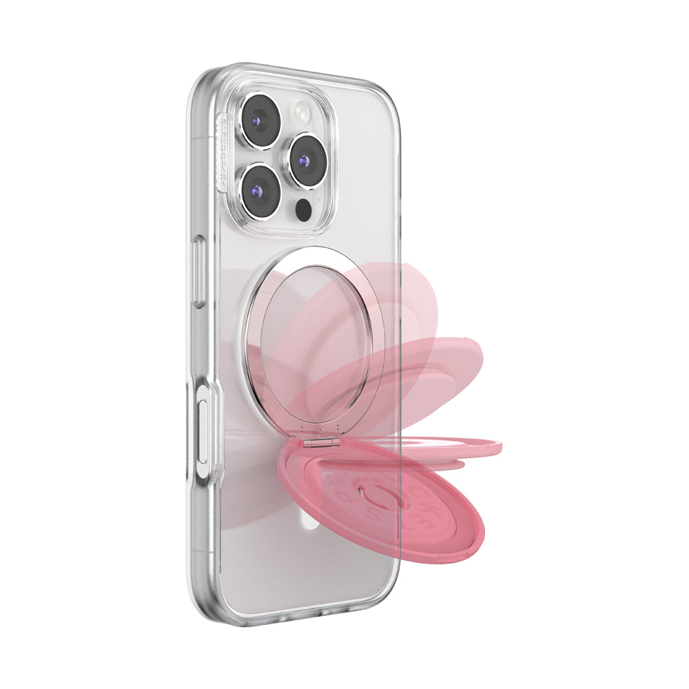PopSockets MagSafe Kick-Out Grip & Stand| Magnetic Pop-up Phone Grip, Stable Stand, 360° Rotation, for iPhone 17/16/15/14/13/12, Included Adapter Ring for non-MagSafe Phones & Cases - Putty