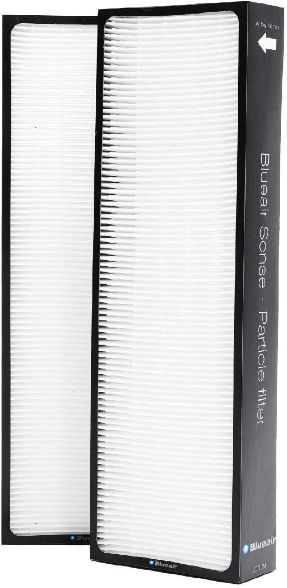 BLUEAIR Sense Particle Filter Set| Genuine High Efficiency Replacement Filter for Blueair Sense/Sense+ Air Purifiers, Filters Airborne Pollen, Dust, Pet Hairs, Cooking Odors, Gas - 2pcs