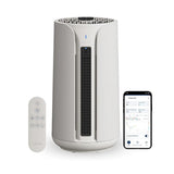 BLUEAIR ComfortPure T10i | Most Powerful 3-in-1 Air Purifier- Purify, Heat, Cool- HEPASilent Cleaner for Home/Office, Pets, Allergies, Dust, Smoke, Odor – Covers 840 sqft in 60 Minutes - White Grey