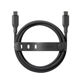 PanzerGlass USB C to USB C Cable 1.2m EMPOWER, 240W Ultra Fast Type-C Sync & Charge Heavy-Duty Braided Cable, for Macbooks, Laptops, Tablets, iPhone 17/16/15, iPads, Airpods, Space Black