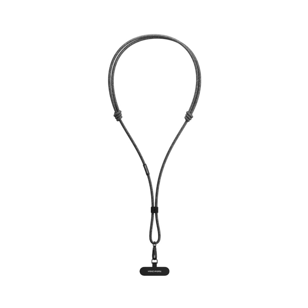 Native Union CITY Sling| Universal Crossbody Strap, for City Travel & Daily Use, Safe & Stylish, Compatible w/ Android & iPhone Cases, AirPods Pro, Adjustable 0.7 meter loop strap - Black