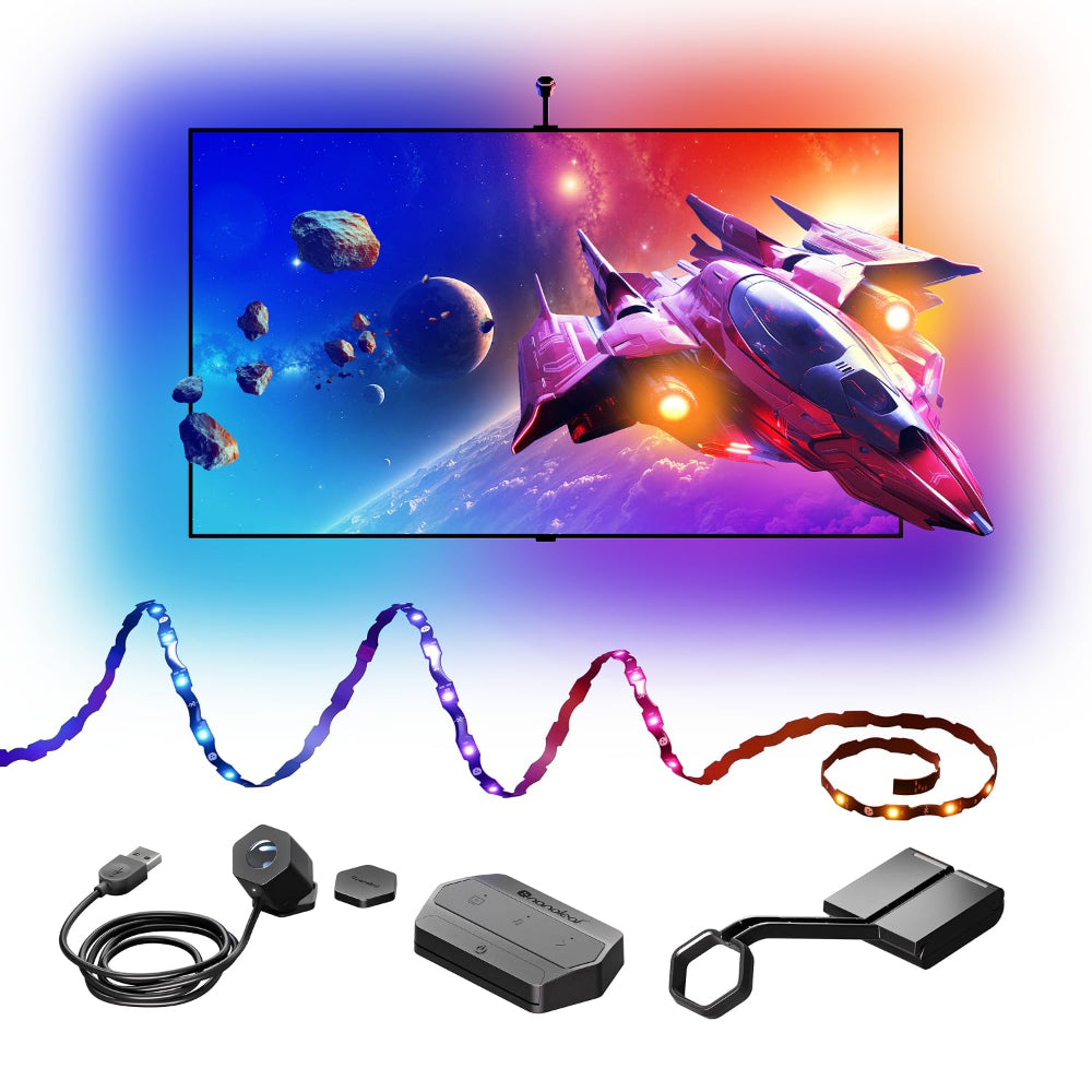 Nanoleaf 4D V2 Screen Mirror LED Strip| Immersive Screen Sync, Smart Color Match, Flexible LightStrip Easy to Install, for Movie & Sport Night, Netflix, Gaming, Relaxing