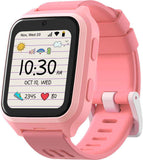 myFirst Fone M1 Kids Smartwatch | Requires NanoSIM Card,4G Global Connectivity with local ISP, AMOLED Display, GPS Tracking, 2-Way Video and Voice Calls, for Kids 4-12 Years Old, Sakura Pink