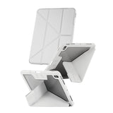 PanzerGlass Protective Case for iPad Air 11" M3/M2 (2025/2024)|Slim Lightweight Drop Proof Y Fold Folio Case, 360° Protection, Landscape/Portrait Mode w/ Pencil Holder - Light Grey