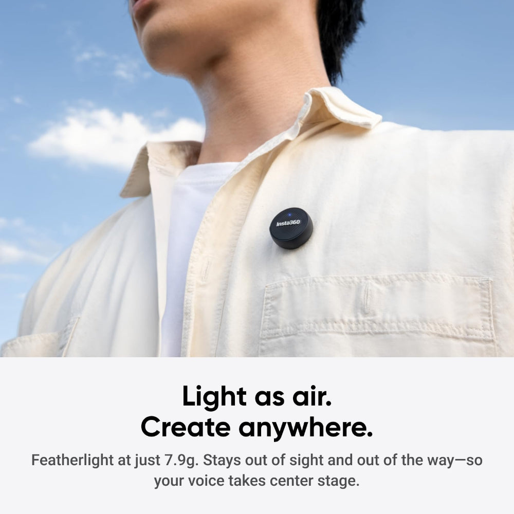 جهاز إرسال ميكروفون Insta360 Air لجهاز X5