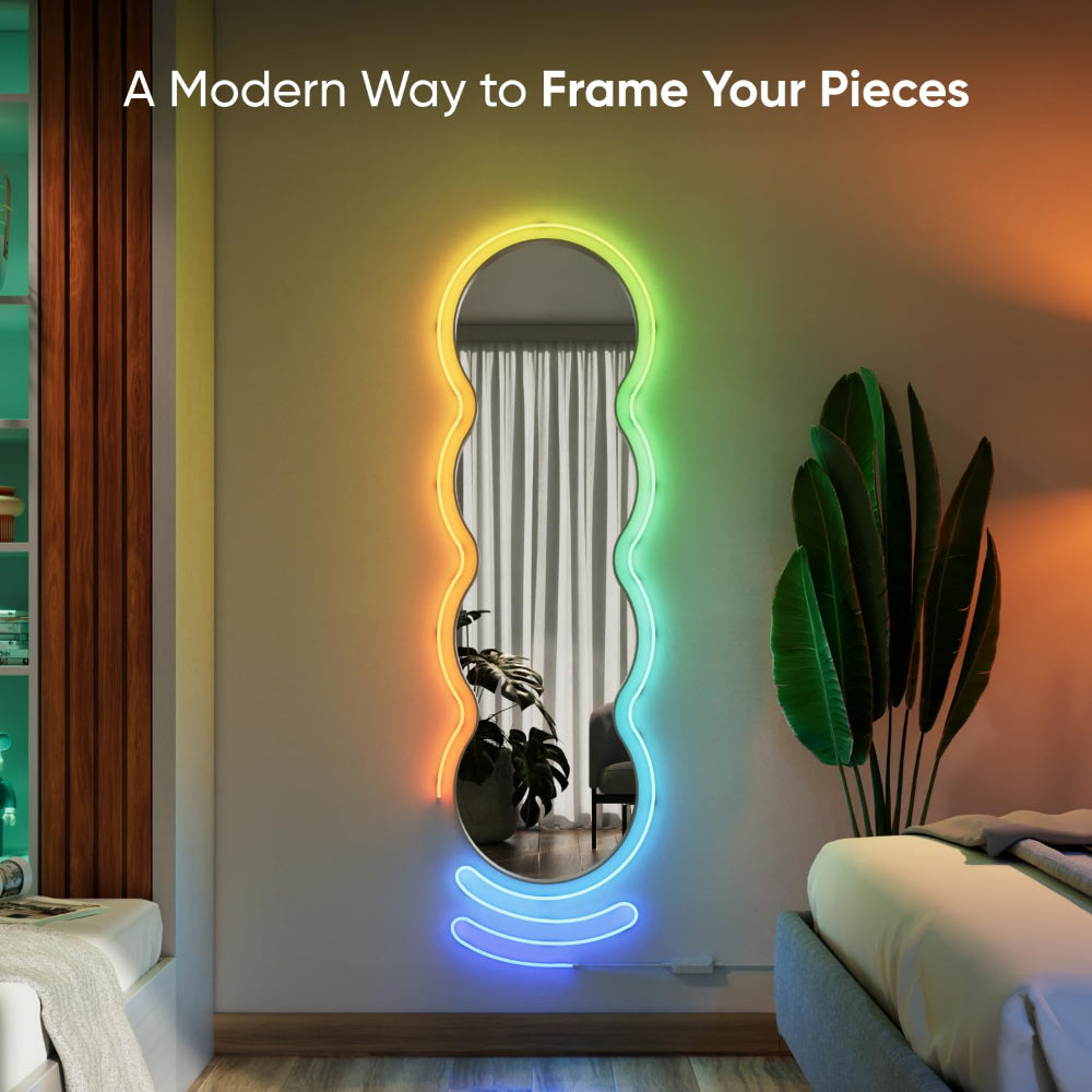Nanoleaf Matter Smart Multicolor Rope Light (5m)| RGB LED Rope Light, 16M+ Colors, Matter/Wi-Fi/Bluetooth, App & Voice Control w/ Alexa/Google/Apple Home, Indoor Flexible Mood Lighting, Easy Install