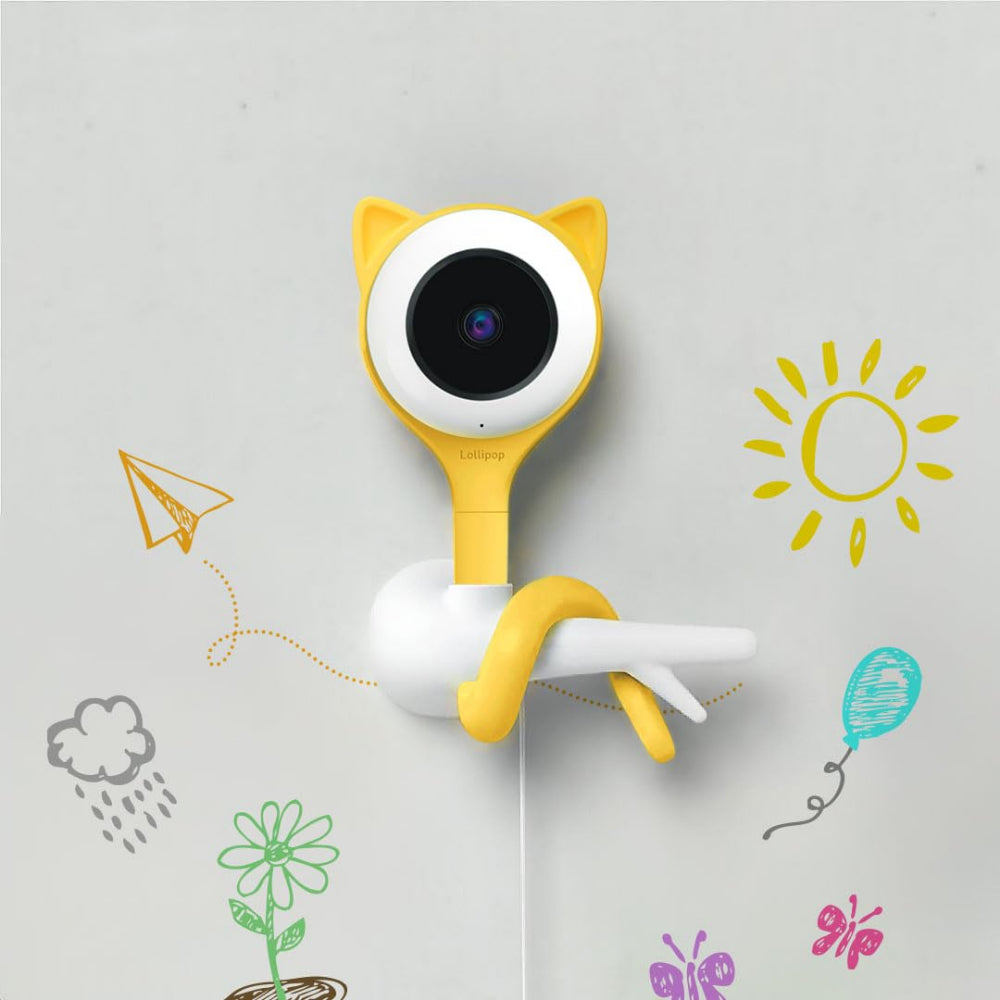 LOLLIPOP HD WiFi Video Baby Monitor - Accessories SET Exchangeable Outer 20cm - Tangerine Tabby