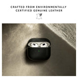 جراب جلدي كلاسيكي من ناتيف يونيون لسماعات AirPods 2021، أسود