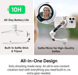 Insta360 Flow 2 Pro Gimbal — AI Tracker Bundle (Summit White)