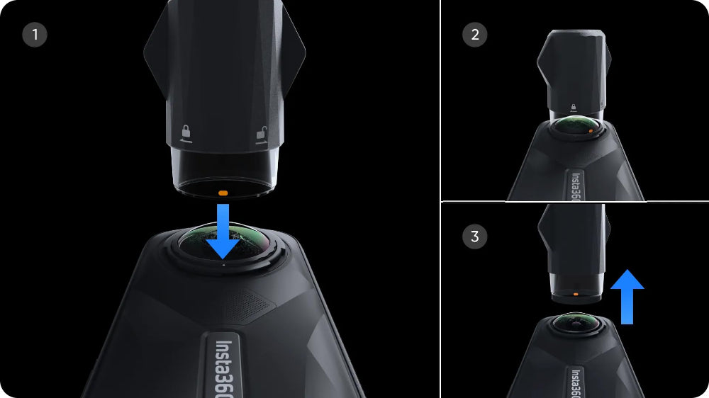 طقم عدسات بديلة لكاميرا إنستا 360 X5