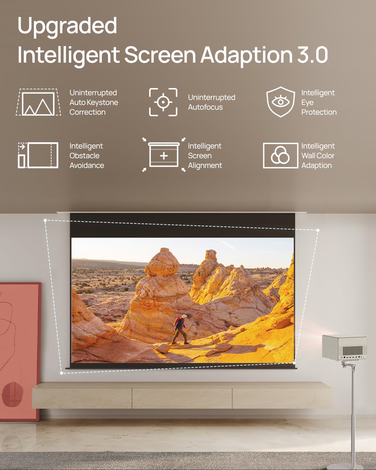 XGIMI Horizon Ultra - 2300 ISO Lumens - 4K -  Beige