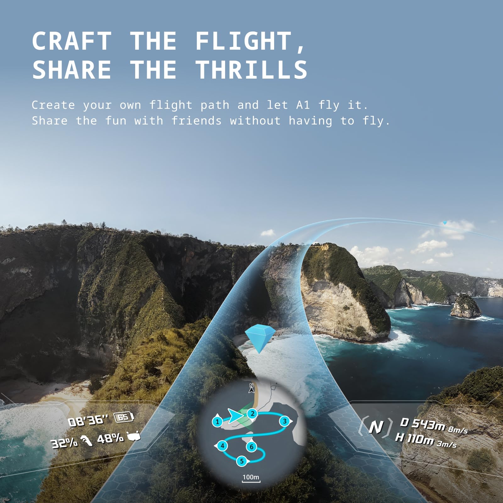 Antigravity A1 Infinity Bundle | Immersive 8K 360 Video Capture, FPV Vision Goggles, Grip Motion Controller, 3 High-Capacity Batteries, Sub 250g, Invisible Drone