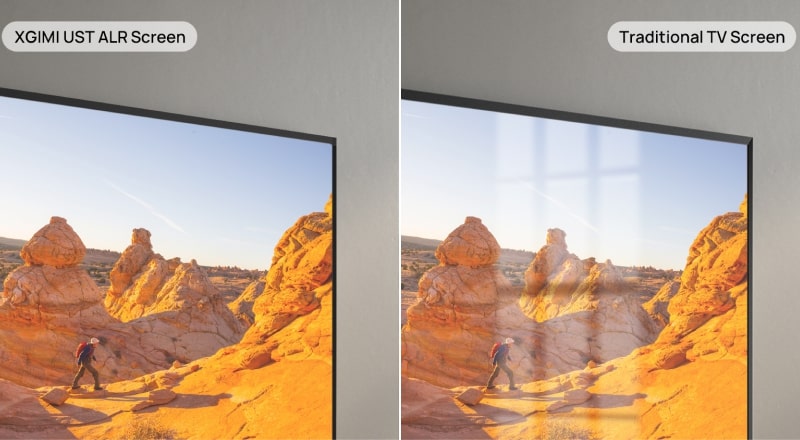 XGIMI 100"ALR Screen|Ambient Light Rejecting Screen, Enhanced Image and Colour Quality, Hi-Resolution, 8K Support, For UST projectors like Aura 2