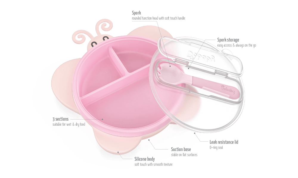 BoBaby Meal Buddies Butterfly product details and features