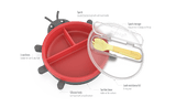 BoBaby Meal Buddies Ladybug product details and features