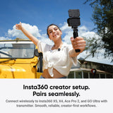 Insta360 Mic Air Transmitter And Receiver For Type-C Devices And Flow2 Pro