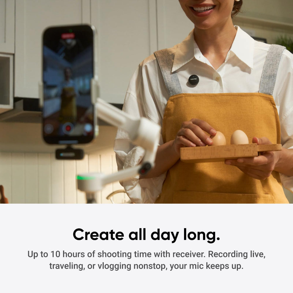 جهاز إرسال واستقبال الميكروفون Insta360 للأجهزة من النوع C و Flow2 Pro