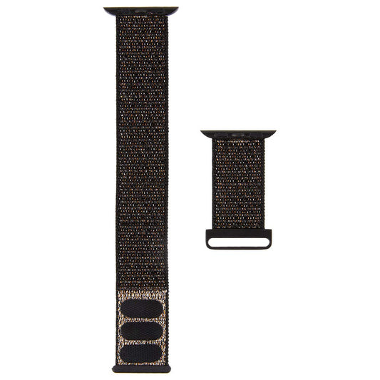 سوار نايلون من CASE-MATE مقاس 38-40 مم لساعات أبل من السلسلة 1-8 و SE - أسود (تباع ساعة أبل بشكل منفصل)