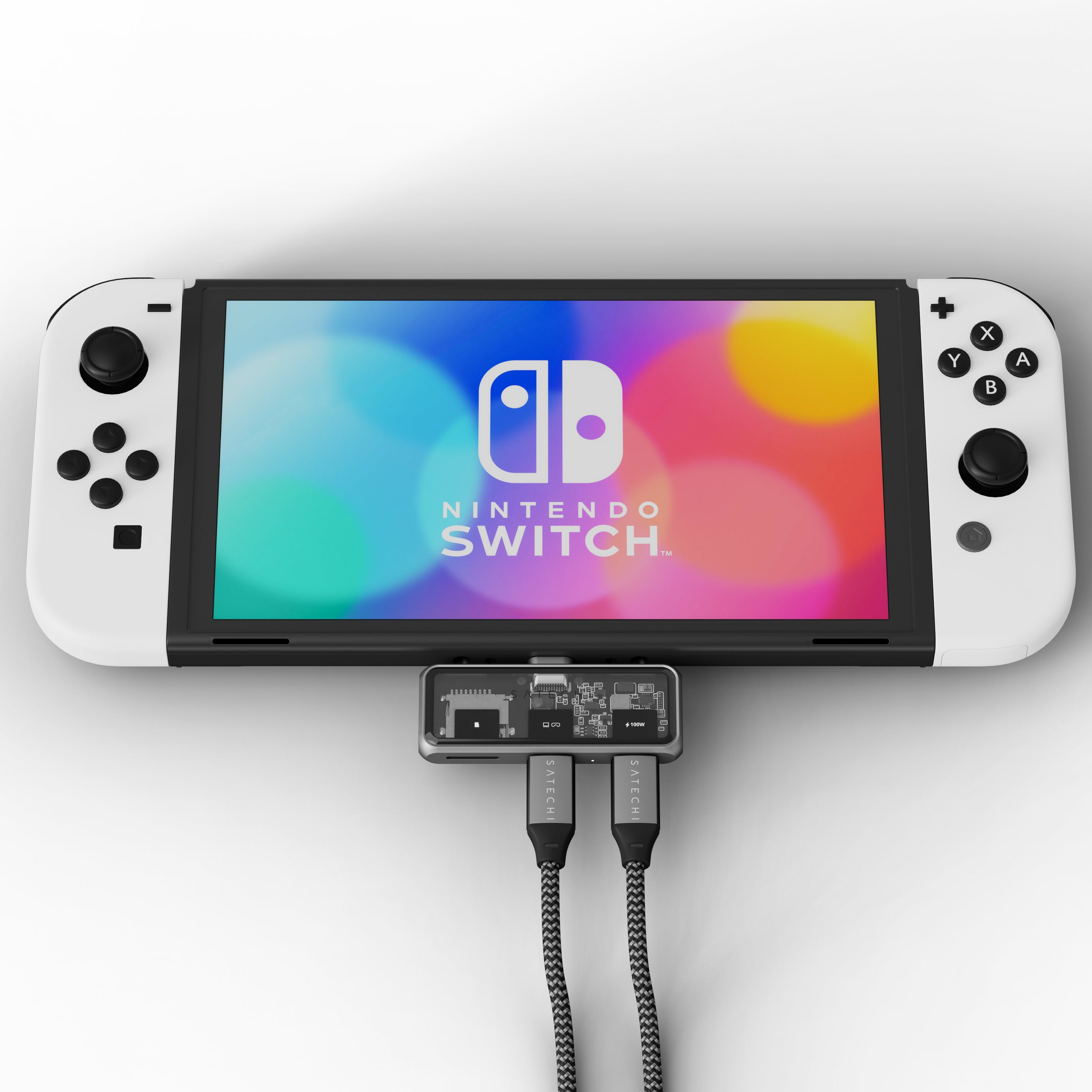 SATECHI Hub Mobile XR Hub مع قارئ بطاقات MicroSD، لون رمادي فضائي