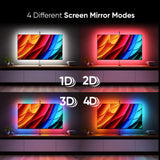Nanoleaf 4D V2 Screen Mirror LED Strip| Immersive Screen Sync, Smart Color Match, Flexible LightStrip Easy to Install, for Movie & Sport Night, Netflix, Gaming, Relaxing
