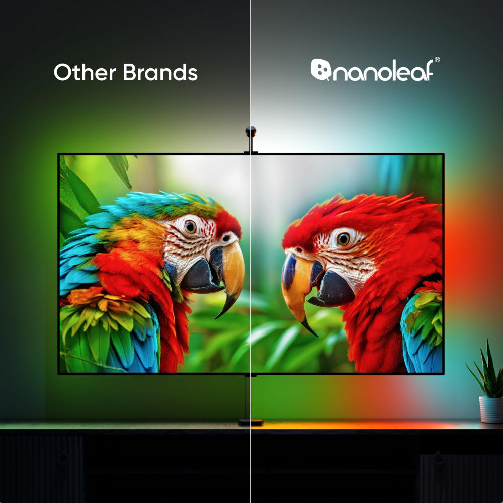 Nanoleaf 4D V2 Screen Mirror LED Strip| Immersive Screen Sync, Smart Color Match, Flexible LightStrip Easy to Install, for Movie & Sport Night, Netflix, Gaming, Relaxing
