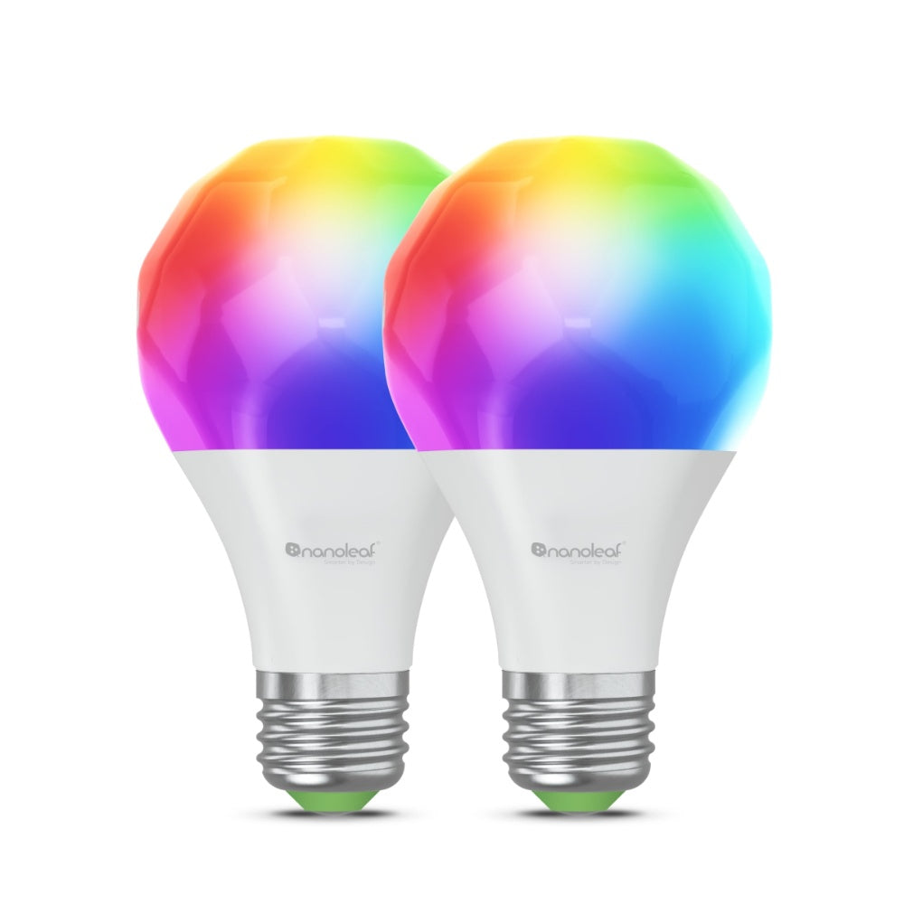 NANOLEAF Essentials Matter E27 Smart A60 Bulb 800Lm 2700K-6500K 220V-240V Wifi 2 Pack White