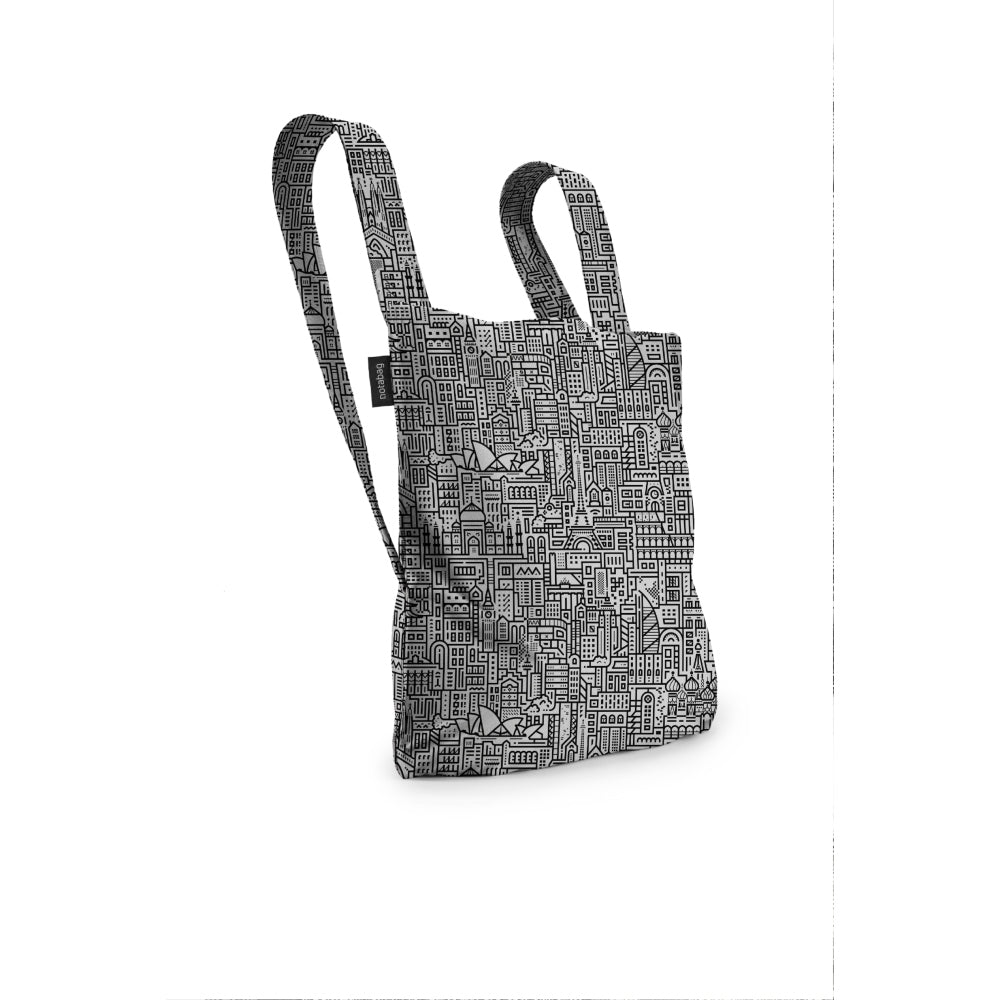 NOTABAG Hello World Multi-functional Original Bag - Grey/Black
