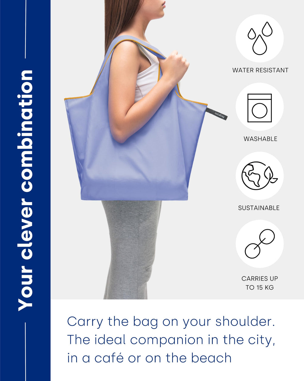 حقيبة حمل متعددة الوظائف من نوتاباج - لون زهرة الذرة