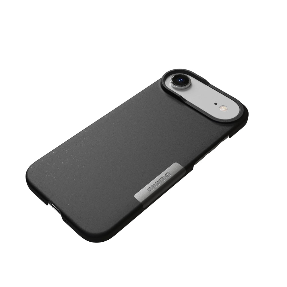Nudient Thin Case w/MagSafe for Apple iPhone 17 Air 6.6" 2025| Ultra Slim 1mm LightWeight Cover Precision Fit, Anti-Scratch, Eco-Friendly, Matte Finish Grip, Wireless Charging - Ink Black
