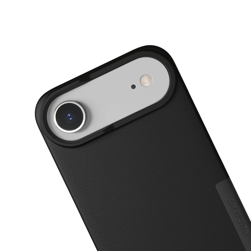 Nudient Thin Case w/MagSafe for Apple iPhone 17 Air 6.6" 2025| Ultra Slim 1mm LightWeight Cover Precision Fit, Anti-Scratch, Eco-Friendly, Matte Finish Grip, Wireless Charging - Ink Black