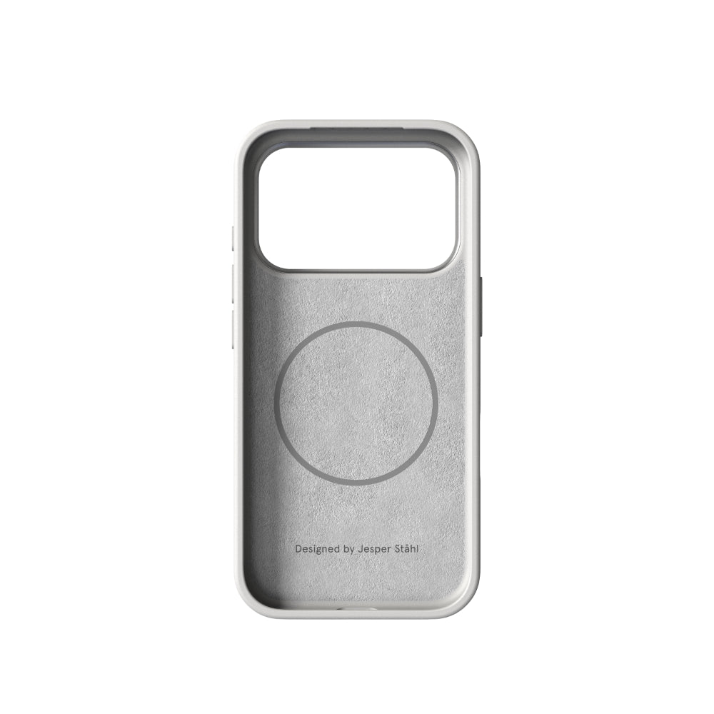 NUDIENT Bold Case for iPhone 18 Pro with MagSafe, Slim Protective Phone Case, 3mm Shock-Absorbing Cover, Raised Camera & Screen Protection, Wireless Charging Compatible, Chalk White