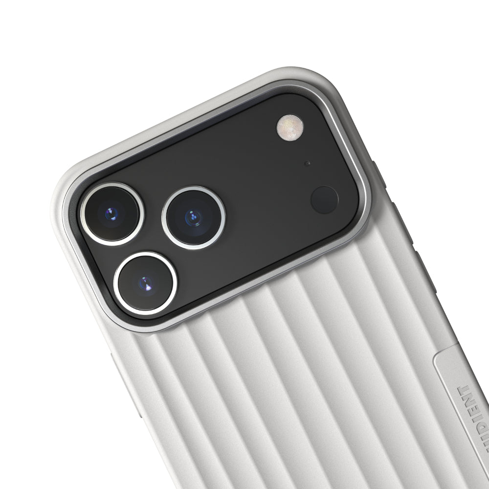 NUDIENT Bold Case for iPhone 18 Pro Max with MagSafe, Slim Protective Phone Case, 3mm Shock-Absorbing Cover, Raised Camera & Screen Protection, Wireless Charging Compatible, Chalk White