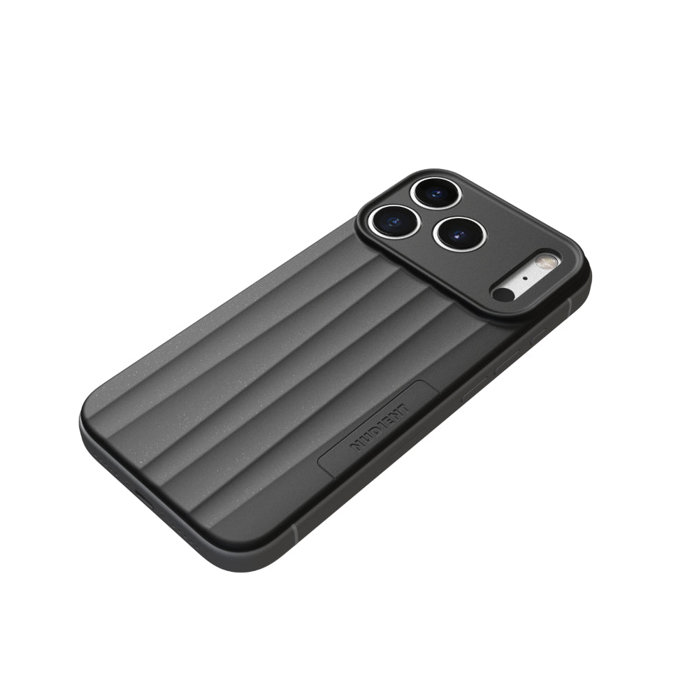 NUDIENT Slice Case for iPhone 18 Pro with MagSafe, Ultra-Thin 1mm Protective Phone Case, Magnetic Wireless Charging Compatible, Raised Camera Protection, Lightweight Polycarbonate Cover, Ink Black