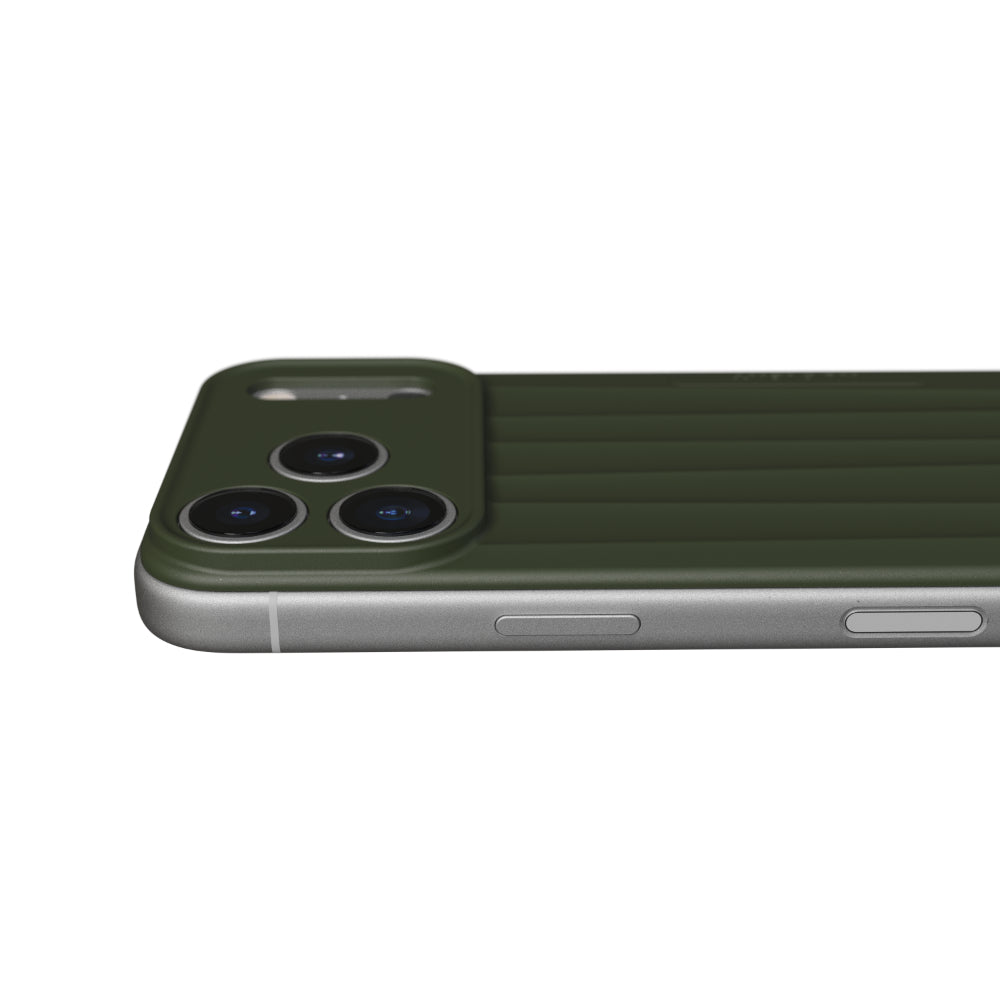 NUDIENT Slice Case for iPhone 18 Pro with MagSafe, Ultra-Thin 1mm Protective Phone Case, Magnetic Wireless Charging Compatible, Raised Camera Protection, Lightweight Polycarbonate Cover, Pine Green