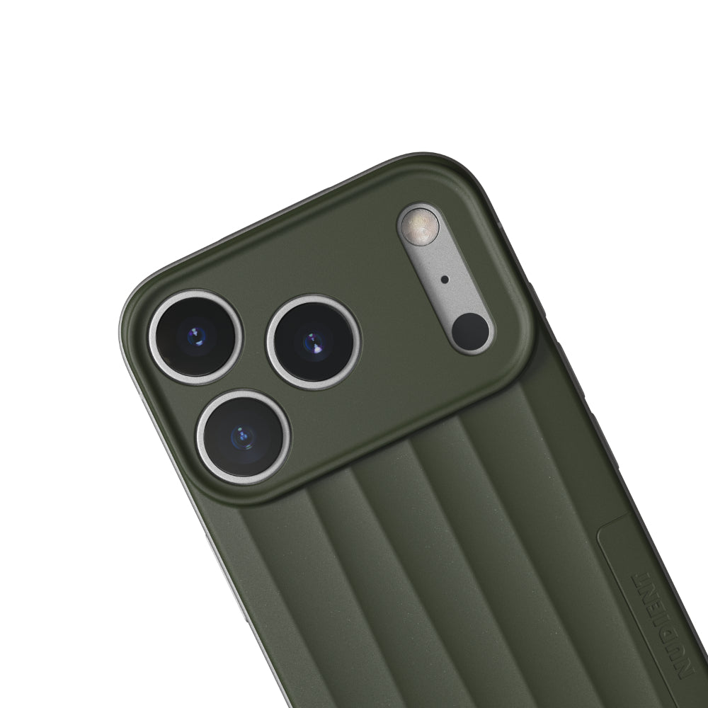 NUDIENT Slice Case for iPhone 18 Pro with MagSafe, Ultra-Thin 1mm Protective Phone Case, Magnetic Wireless Charging Compatible, Raised Camera Protection, Lightweight Polycarbonate Cover, Pine Green