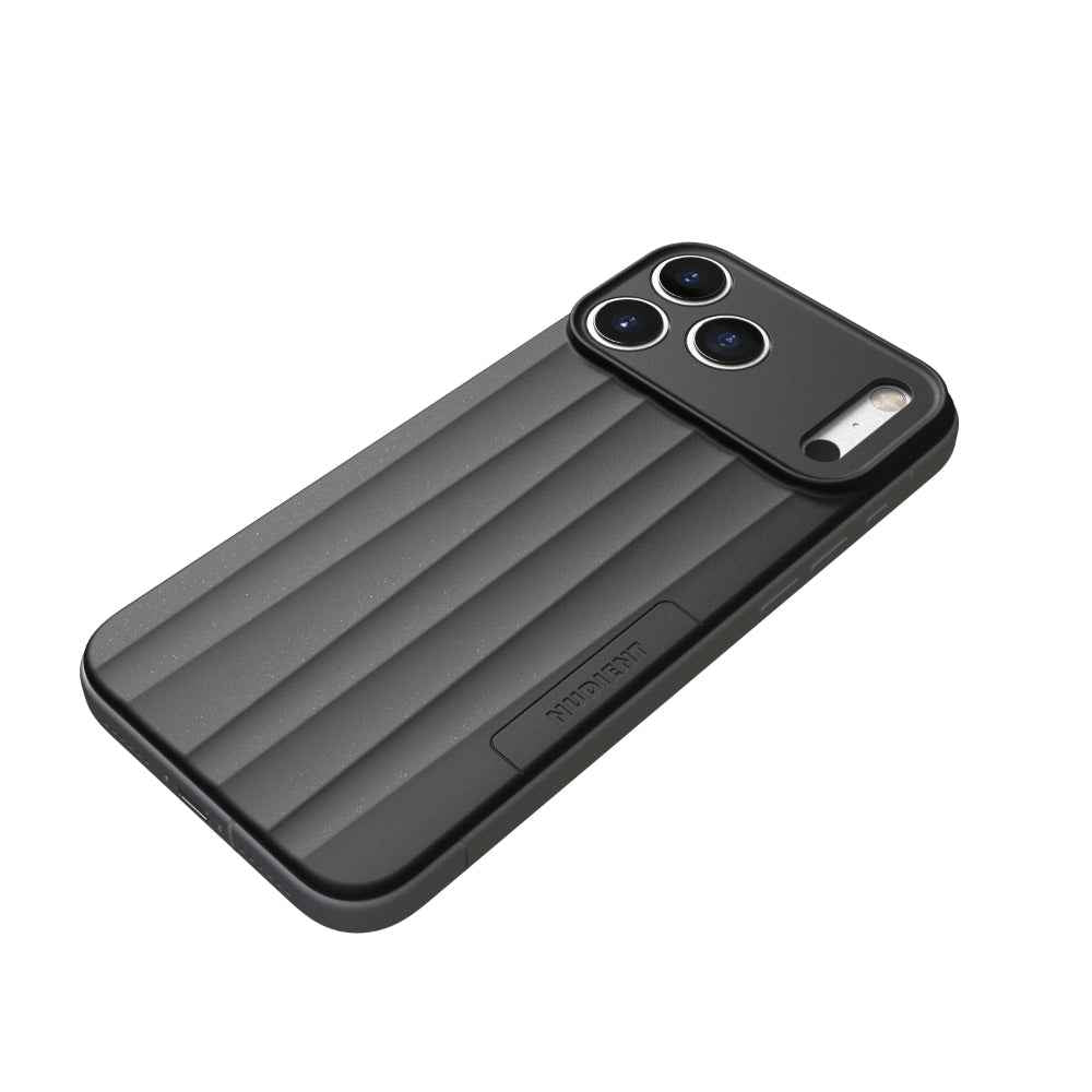 NUDIENT Slice Case for iPhone 18 Pro Max with MagSafe, Ultra-Thin 1mm Protective Phone Case, Magnetic Wireless Charging Compatible, Raised Camera Protection, Lightweight Polycarbonate Cover, Ink Black