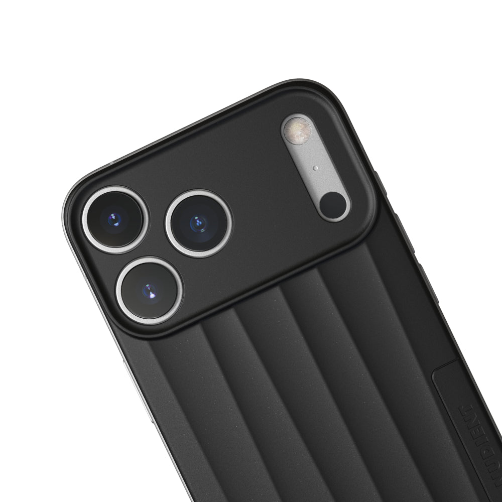 NUDIENT Slice Case for iPhone 18 Pro Max with MagSafe, Ultra-Thin 1mm Protective Phone Case, Magnetic Wireless Charging Compatible, Raised Camera Protection, Lightweight Polycarbonate Cover, Ink Black